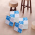 Doll House Furniture 27pcs Miniature Mosaic Floor Tile Sheet for Blue and White Tile Flooring