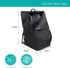 The Peanutshell Car Seat Travel Bag for Airplane Gate Check, Universal Fit, Backpack Cover for Baby Travel Essentials