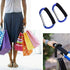 Aubcee 2 Packs Large Stroller Hooks, Aluminum Grocery Bag Handle Organizer Hook or Diaper Bags Holder- Black