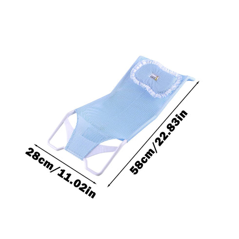 Generic Bathroom Shower Support Seat Pad,Baby Bath Support Net Mesh Adjustable Antiskid Bathing Net Cushion Comfortable