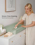 Vegan Leather Baby Changing Pad with Travel Change Mat - Complete Bundle
