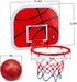 Mini Basketball Hoop Set for Kids & Adults, Indoor Wall Mount Basketball Hoop with 4 Toddler Basketballs, Sport Gifts