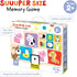Suuuper Size Memory Matching Kids Game by Banana Panda - 24 Extra-Large 6” x 6” Cards for Ages 2-4