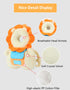 Backpack Sets JunNeng Baby Head Protector with Squeaker, Knee Pads, Anti-Slip Socks, Yellow Lion