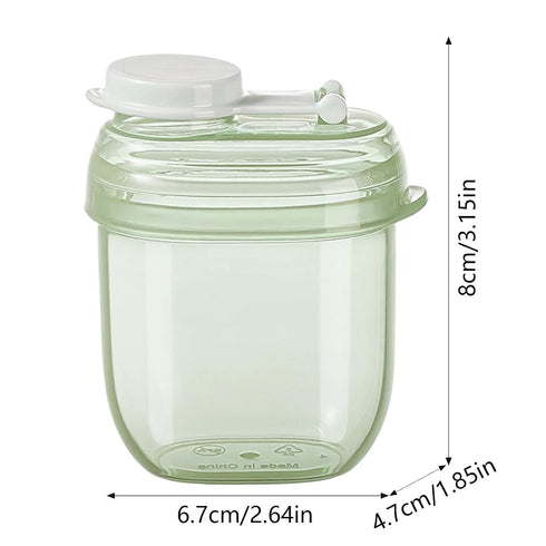 Generic Airtight Food Storage Container, Sealed Portable Formula Dispenser, Powder Formula Dispenser, Airtight Food