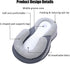 Veayiik Baby Wedge Pillow for Newborn, Adjustable Baby Feeding Support Lounger for Reducing Spit-Up