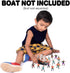 ArtCreativity Pirate Action Figures - Pack of 12, Assorted Poses Pirate Plastic Figures for Kids Ages 3-5, 5-7