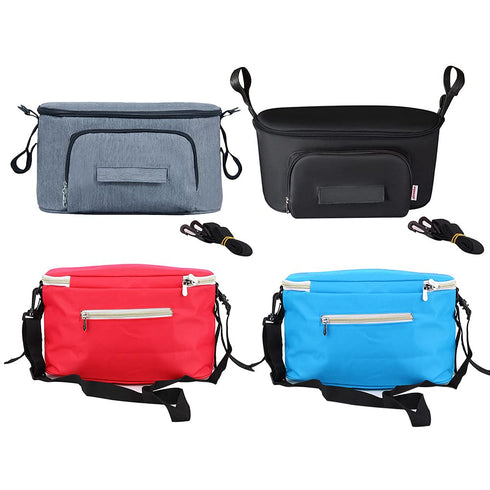 Baby Stroller with Cup Holders, Large Space Accessories Bag for Smart Moms, Fits All Strollers (Grey1)