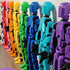 DANONI 13 3D Set, Dummy 13, Assembly Completed Upgrade Titan Action Figure, Printed Action Figure Robot Multi-Articular