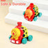 WEEJOYGAM 6-12 1-3 6 7 8 9 10 1 Train Baby Toys Months, Infant Soft Cars for Toddlers Boy Easter Basket Stuffers