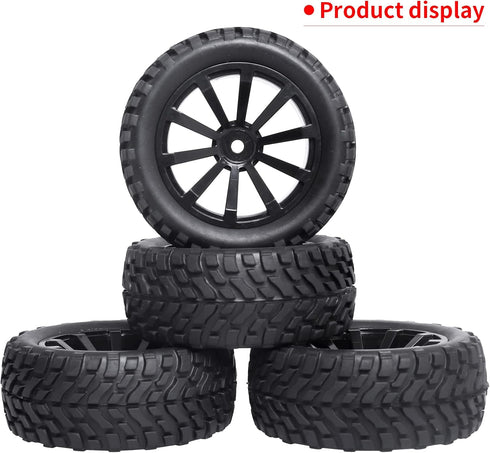 Outer Diameter 2.99inch(76mm) 1/10 On Road Touring Car Wheels and Tires 12mm Hex for Traxxas 4Tec 2.0 Latrax Teton Redcat EPX Drift Car HSP Flying Fish 94123