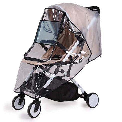 Baby Stroller Rain Cover with Eye Protection Film, Universal Waterproof Wind Weather Shield, Baby Travel Accessories