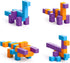 PIXIO Mini Dinos - 88 pcs Magnetic Blocks Building Toys in Pixel Art Style, Dinosaur Arts and Crafts Learning Toys