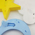 3PCS Decorative LED Crescent Moon Cloud and Star Night Lights Lamps Marquee Signs Letters for Baby Nursery Decorations