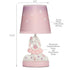 Bulb Bedtime Originals Tiny Dancer Bunny & Stars Pink Nursery Lamp with Shade