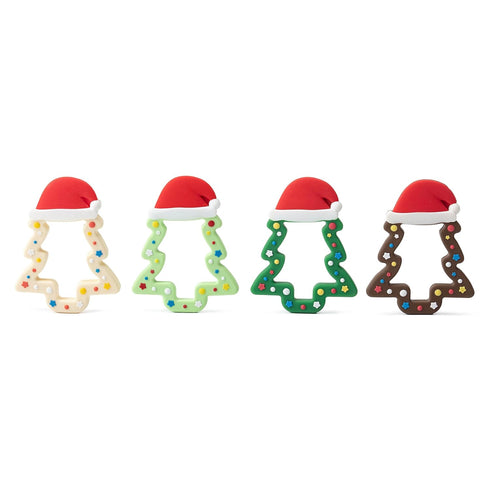 Jimibaby Package Silicone Teether - Christmas Teething Toy for Baby Boys & Girls, Perfect Stocking Stuffer, Comes