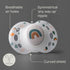 Tommee 18-36 Symmetrical Pack 6 Tippee Night Time Pacifier, Months, Silicone Baglet, BPA-Free Binkies, Glow in The Dark