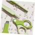 Set Trimmer Nail Clipper with Nail and File for Newborns Portable Grooming Kit in Green for Travel and Daily Use