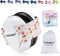 Infant Noise Cancelling Ear Protection Muffs, Adjustable Elastic Headband for Toddler Hearing (Bear, White)