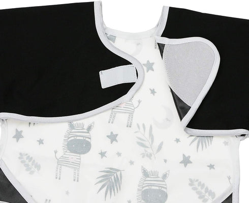 Infant Toddler Baby Waterproof Sleeved Bib - Bib with Sleeves & Pocket for 6-24 Months