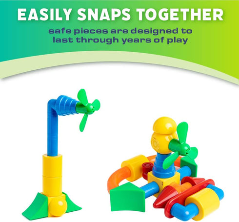 POPULAR PLAYTHINGS Mag Builder Building Set, 20 Piece, Model 18301