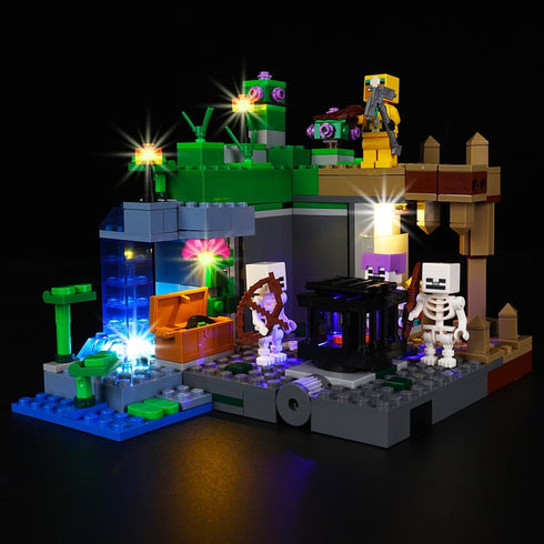 Kyglaring LED Lighting Kit for Lego Minecraft The Skeleton Dungeon 21189 Building Set (No Model Included)