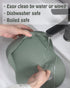 Ginbear Silicone Bibs for Babies, Waterproof Feeding Bibs with Food Catcher Pocket, Adjustable for Toddlers (Dark