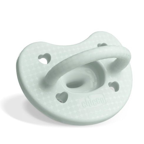 Chicco PhysioForma Luxe Silicone One Piece Pacifier for Babies Aged 0-6m, BPA & Latex Free, Multicolor, 4pk