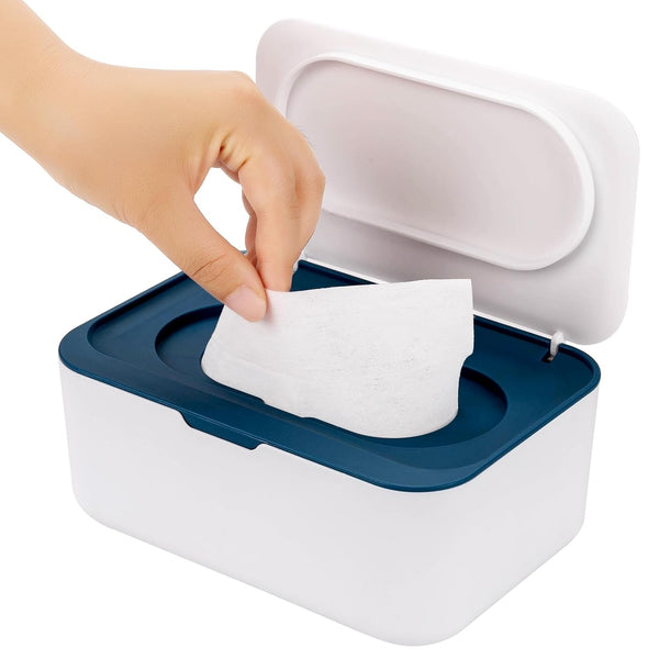 wenvastree Baby Wipes Dispenser, Wipe Holder for Baby & Adult,Keeps Wet Tissue Fresh,