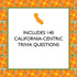 Games Room California Trivia