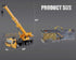 2.4G 6 2 3-8 Remote Control Crane Truck Toy for Boys - Large RC Crane Truck with Light & Sound, Channel Construction