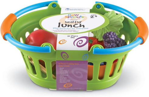 15 18+ Set, Learning Resources New Sprouts Healthy Lunch Toddler - Pieces, Ages months Toddler Learning Toys, Pretend