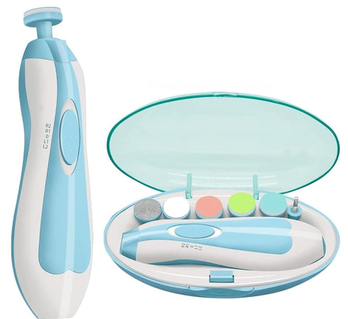 PHvilla Baby Nail Trimmer Electric|Safe Baby Nail File|Baby Nail Clippers with Light and