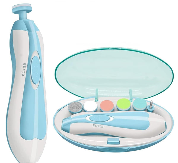 PHvilla Baby Nail Trimmer Electric|Safe Baby Nail File|Baby Nail Clippers with Light and