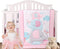 Luxanna Crib Bedding Set 3 Pieces Baby Nursery Bedding Sets with Baby Comforter,Crib