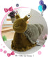 Cute Snail Plush Toy Dolls, Soft Stuffed Animals Birthday Gifts for Kids (11 inch)