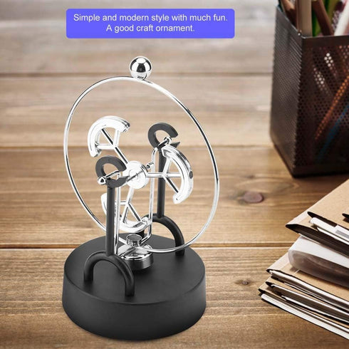 ZJchao Perpetual Motion Model Shake Wiggle Device, Electronic Perpetual Motion Desk Toy Decoration