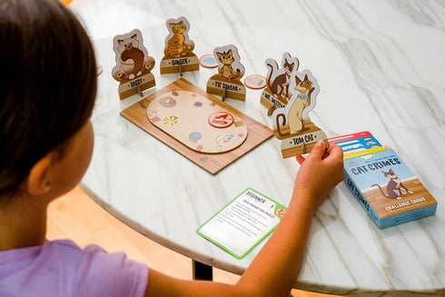 ThinkFun Cat Crimes Brainteaser - Engaging Logic Game for Kids and Adults, Develops Critical Reasoning Skills