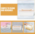 Set 2PCS SOLUSTRE Breastmilk Storage Container Freezer Organizer for Breastmilk Bags Leak-Resistant for Fridge