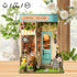 Book Nook Kit - DIY Miniature Dollhouse Booknook Kit with Light, Bookend Bookshelf Decor for Adults, Gifts for Family