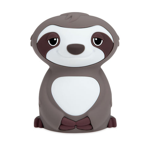 Nuby Sloth Baby Silicone Nightlight, Rechargeable Color Changing Touch Night Light for Kids Bedside