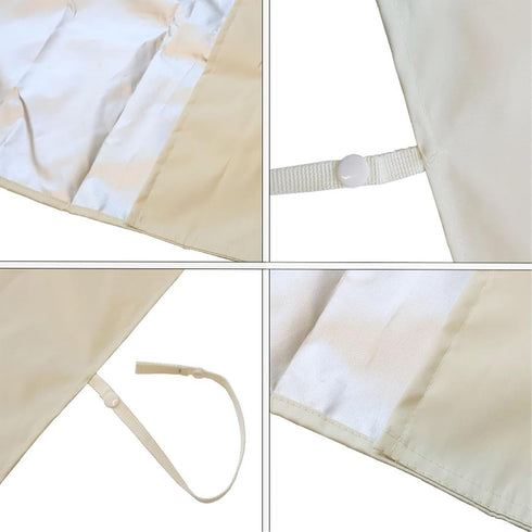 MENGLANSI Lightweight Automotive Seat Sun Shade Heat Blocking Technology Quick Fold Design for Infant Carriers Portable