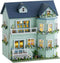 DIY Miniature House Kit, CUTEROOM Wooden Dollhouse Kit with Furniture, Birthday Gift for Women and Girls (Warm Manor)