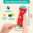 2 4+ B. toys Projector Flashlight Image Reels Planet & Alien Projections Space Toys for Kids Years Light Me to The Moon
