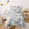 Wake In Cloud - Dinosaur Toddler Bedding Set for Boys, Dinosaur Dino