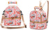 JforSJizT Pack,Nylon Backpack Breastmilk Bottles Cooler Bag with Ice Breast Pump Bag with Cooler Compartment,Double