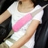 Soft Faux Car Seat Belt Cover Pad, Safety Seat Belt Strap for Adults and Children, Set of 2, Pink