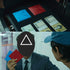 Ddakji(Ttakji) Game 4 Set - Sticker + Invitation Card from The TV Series Korean Traditional Game Kit