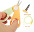 Set 4pcs Trimmers Nail Clippers for Newborns and Infants, Yellow Nail Care Kit with Small Crown Clippers, Safe