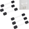 Child Safety Locks (Black) | Set of 6 to Prevent Injury and Opening Doors, Cabinets, Toilet Seats